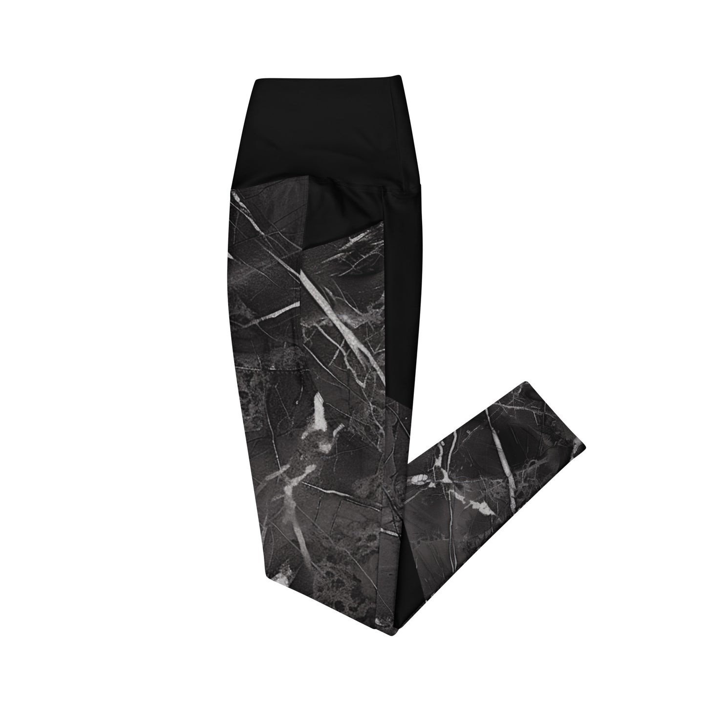 GPW Sport Black Marble Recycled Athletic Leggings