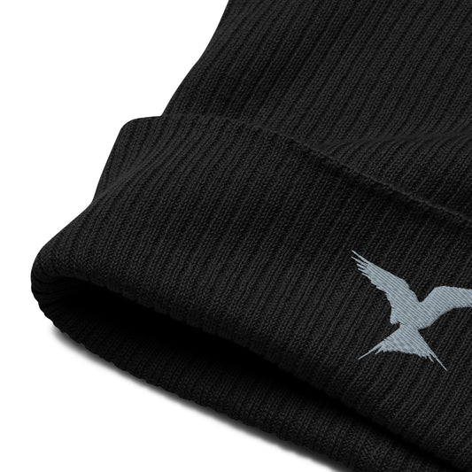 GPW Organic Ribbed Beanie Black