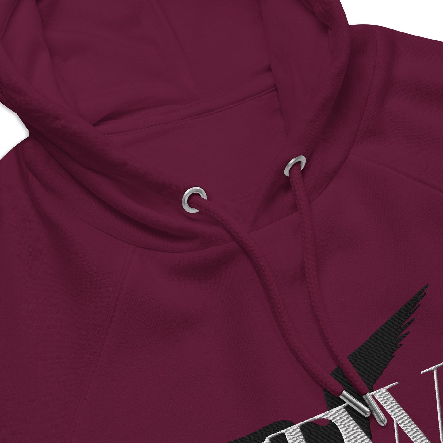 GPW Vivid Embroidered Eco Hoodie Burgundy 02