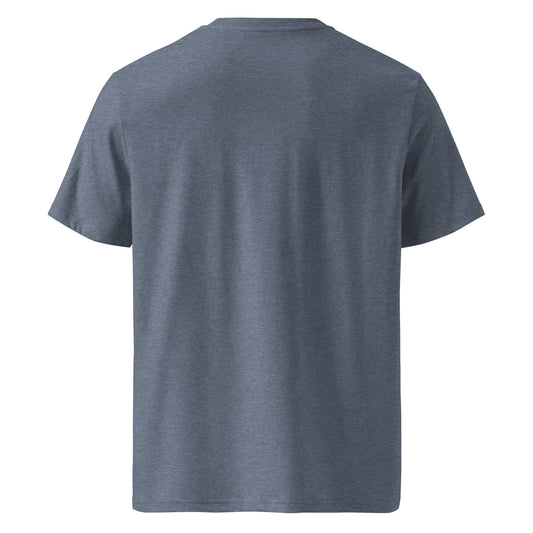 GPW Classic Embroidered Organic Cotton T-shirt Dark Heather Blue
