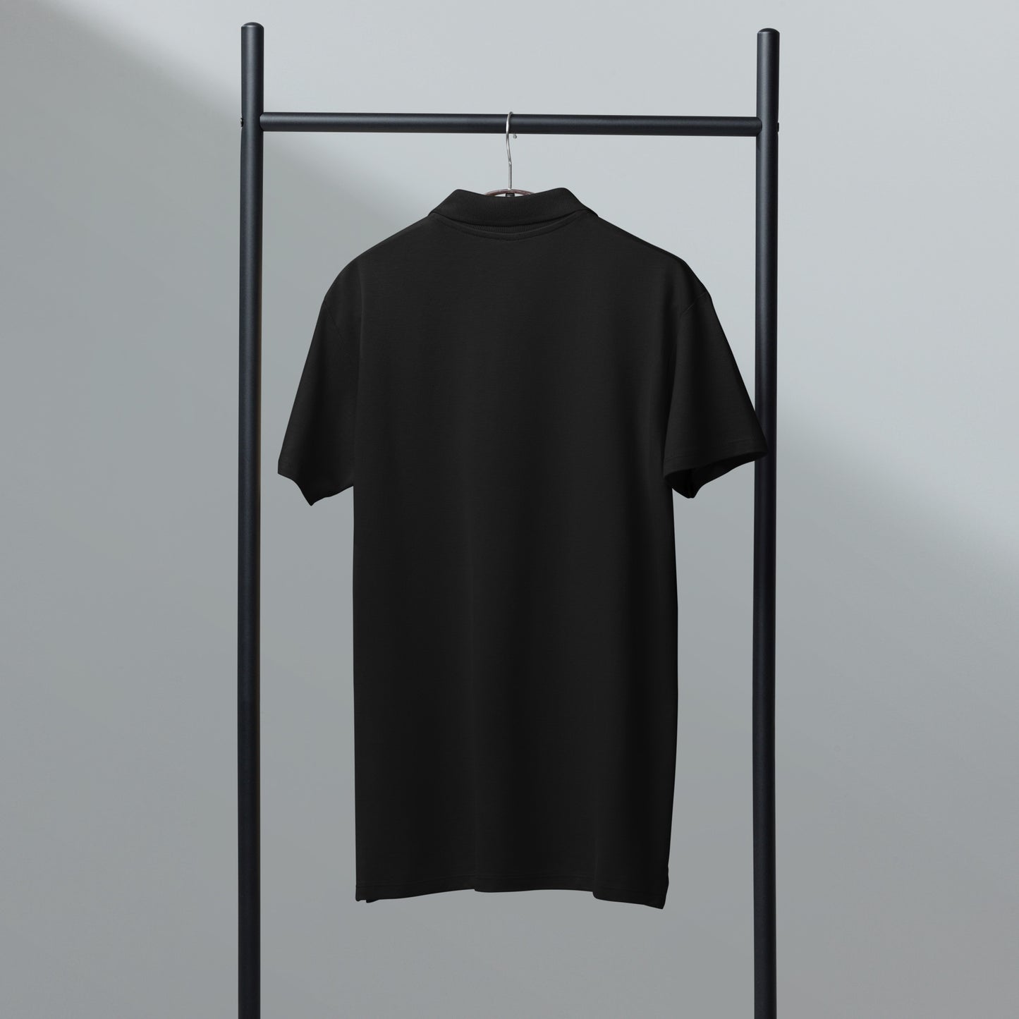 GPW Classic Polo Shirt Black w/ Light Grey Icon