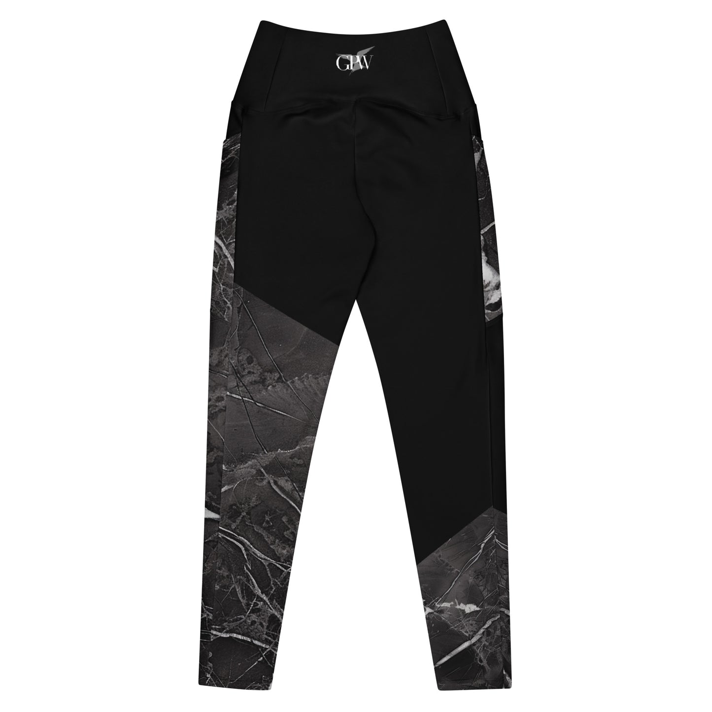 GPW Sport Black Marble Recycled Athletic Leggings