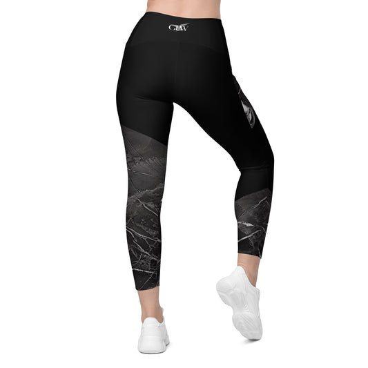 GPW Sport Black Marble Recycled Athletic Leggings