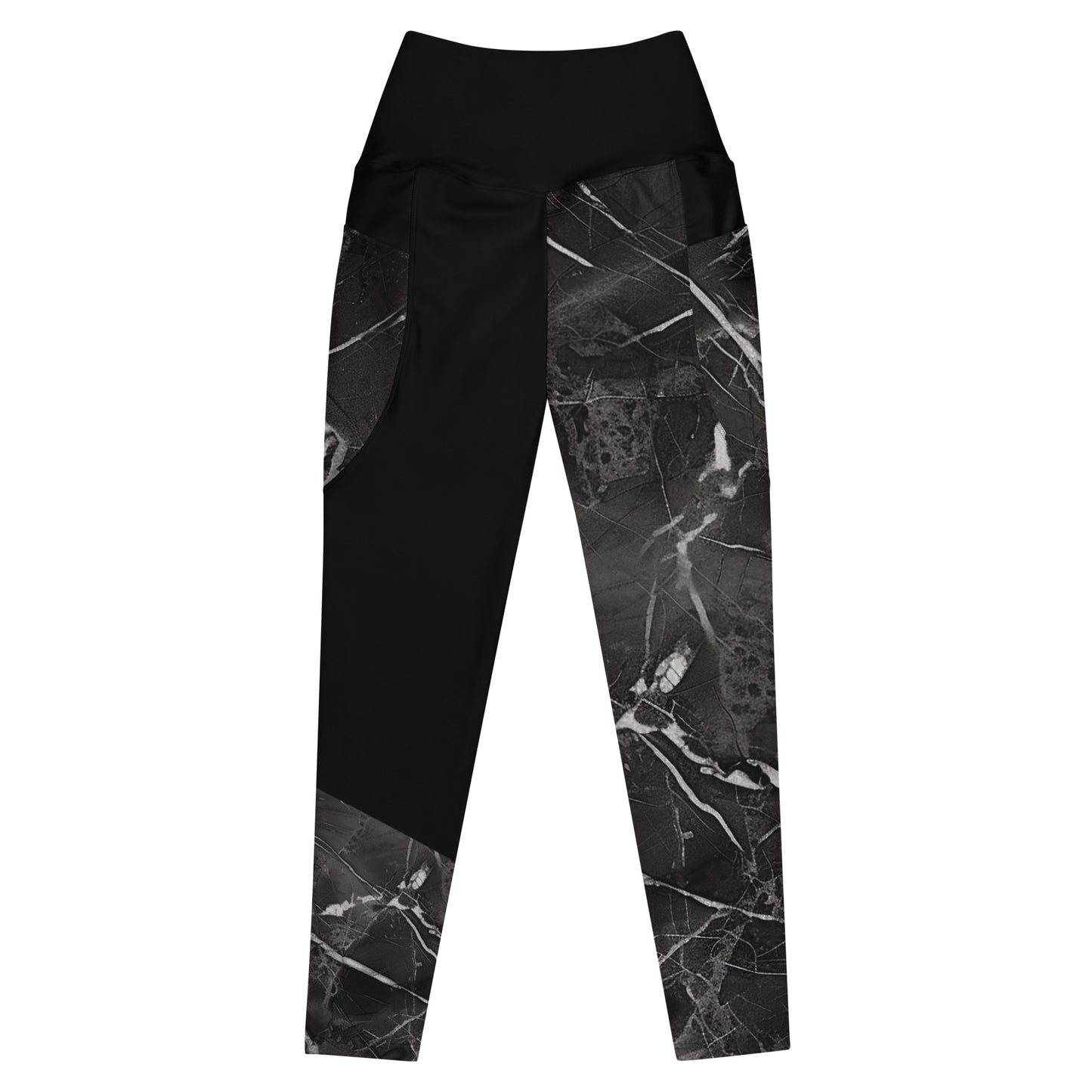GPW Sport Black Marble Recycled Athletic Leggings
