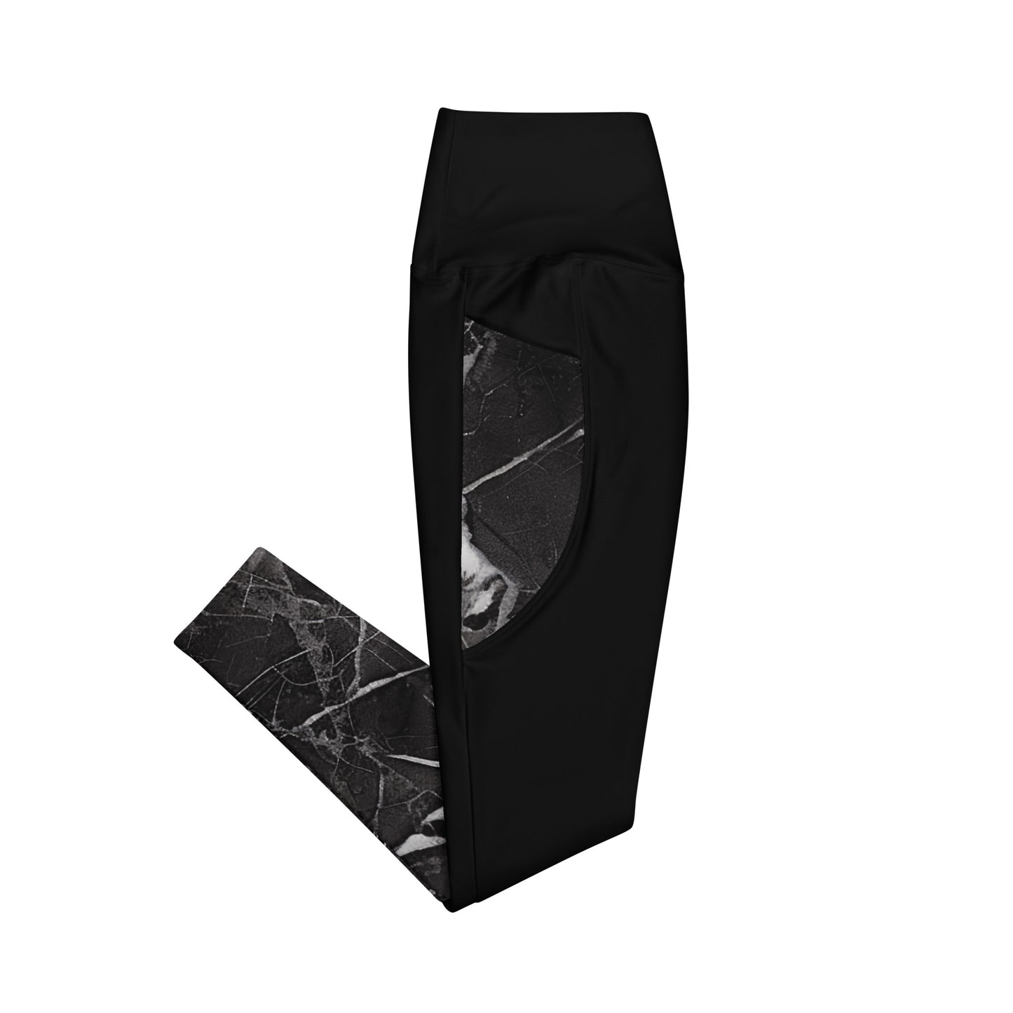 GPW Sport Black Marble Recycled Athletic Leggings