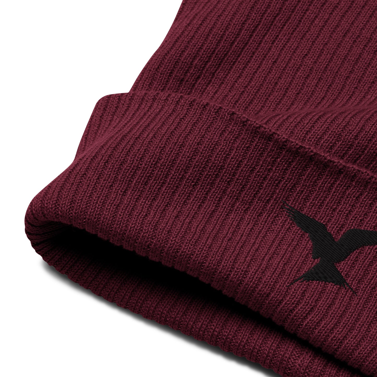 GPW Organic Ribbed Beanie Burgundy