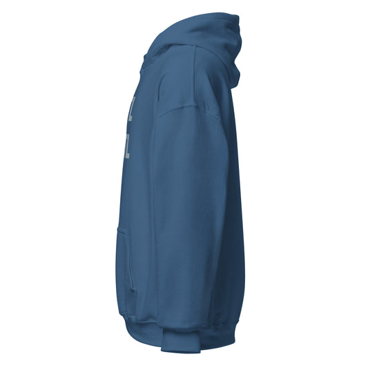 GPW Vivid Embroidered Hoodie Indigo Blue 01