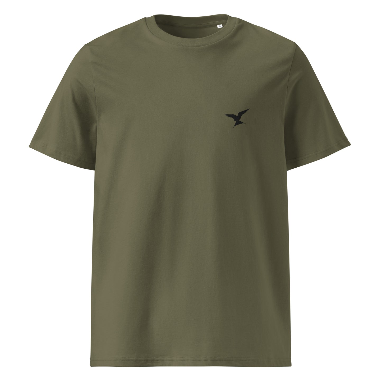 GPW Classic Embroidered Organic Cotton T-shirt Khaki Green