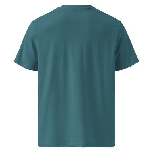 GPW Classic Embroidered Organic Cotton T-shirt Stargazer Blue