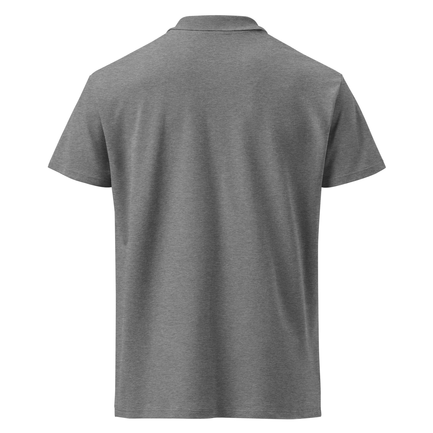 GPW Classic Polo Shirt Grey Melange w/ White Icon