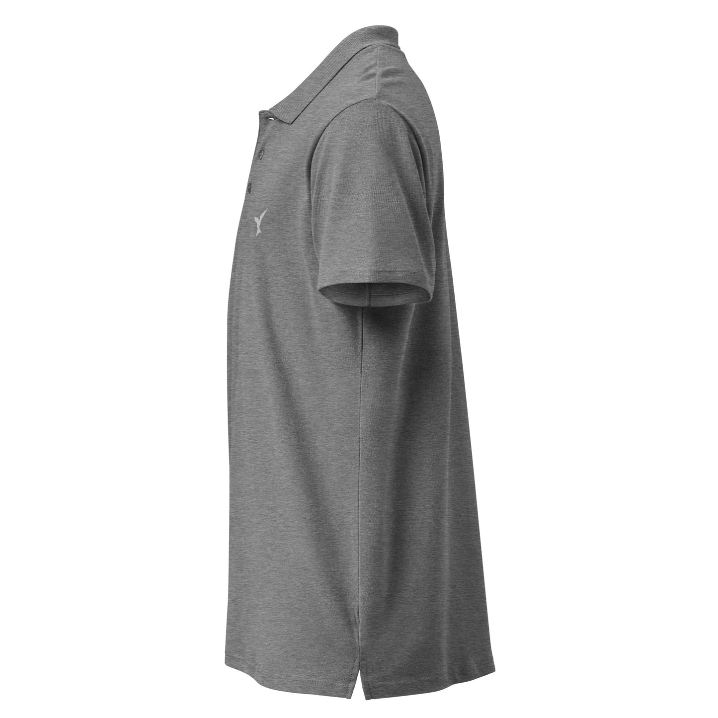 GPW Classic Polo Shirt Grey Melange w/ White Icon