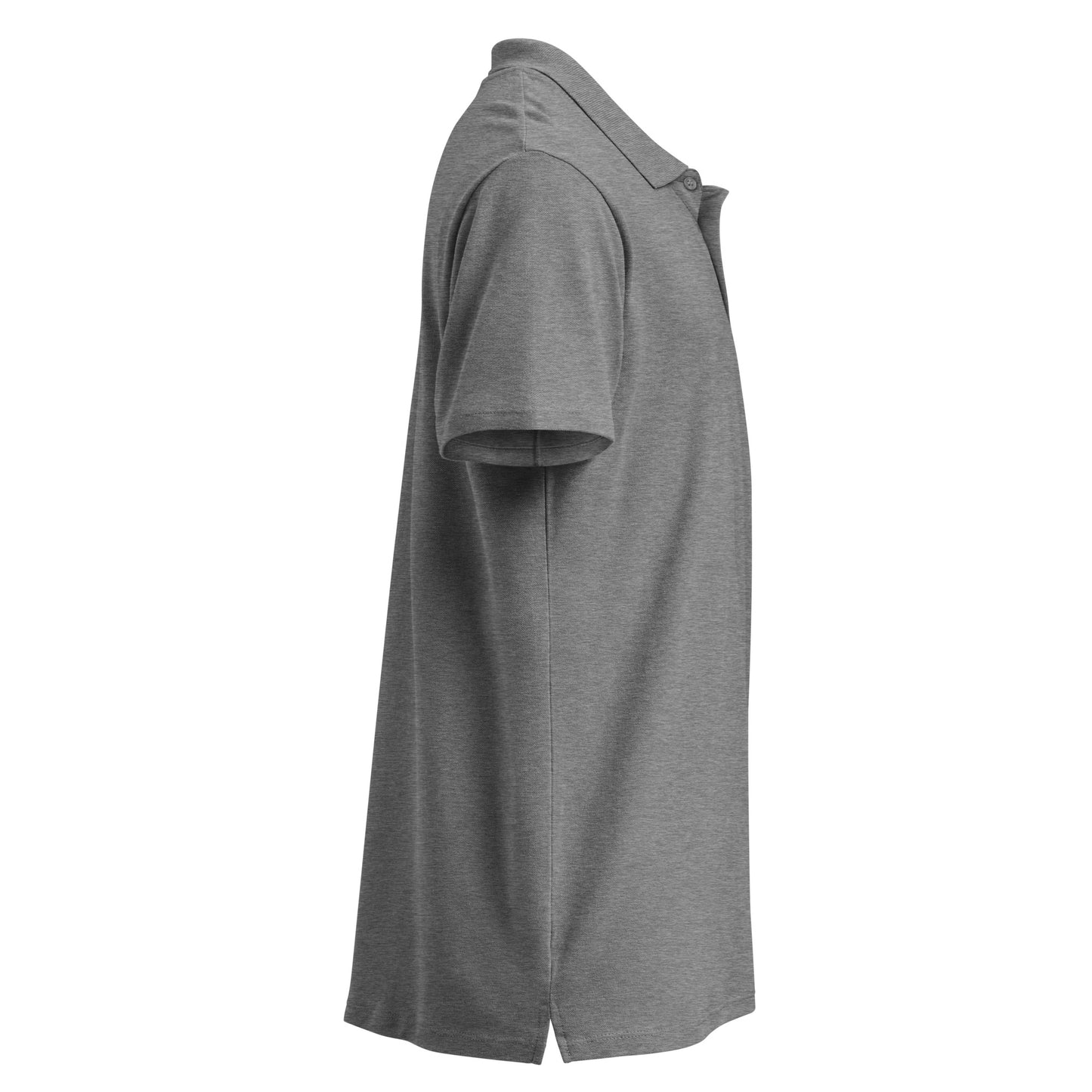 GPW Classic Polo Shirt Grey Melange w/ White Icon