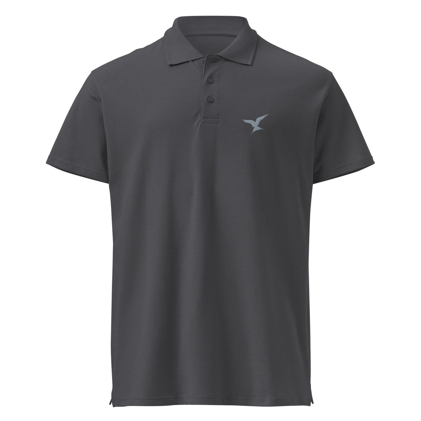 GPW Classic Polo Shirt Graphite Grey w/ Light Grey Icon