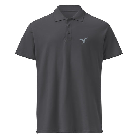 GPW Classic Polo Shirt Graphite Grey w/ Light Grey Icon