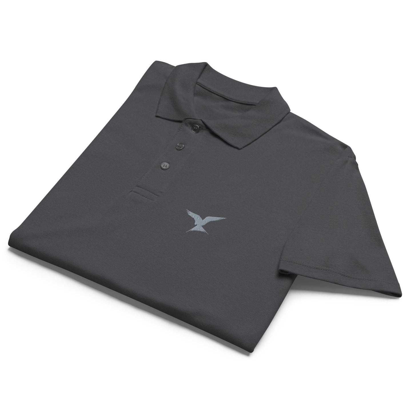 GPW Classic Polo Shirt Graphite Grey w/ Light Grey Icon