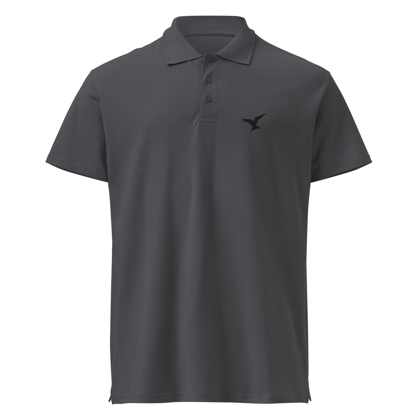 GPW Classic Polo Shirt Graphite Grey w/ Black Icon