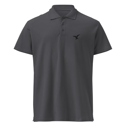 GPW Classic Polo Shirt Graphite Grey w/ Black Icon