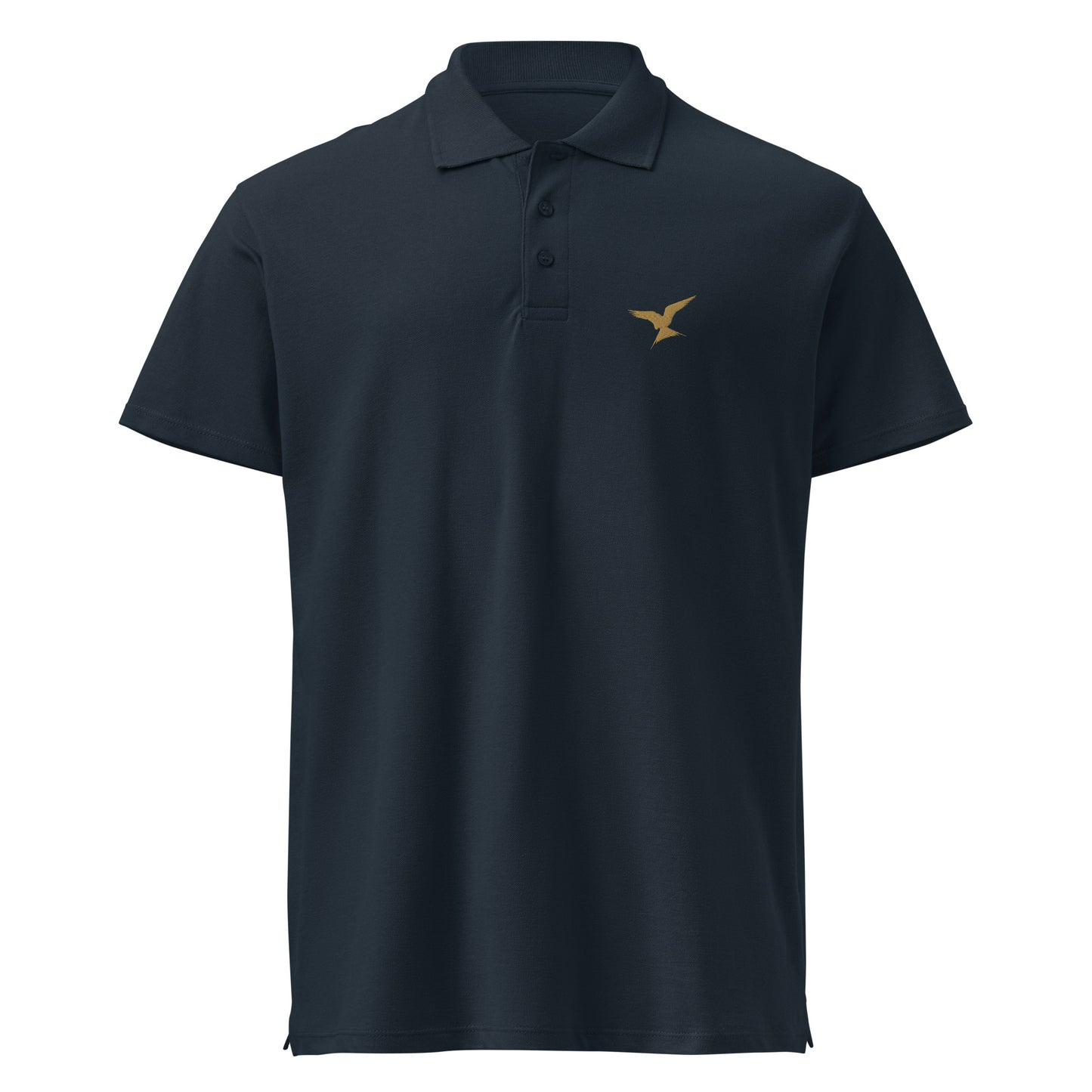 GPW Classic Polo Shirt Navy w./Old Gold Icon