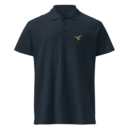 GPW Classic Polo Shirt Navy w./Old Gold Icon